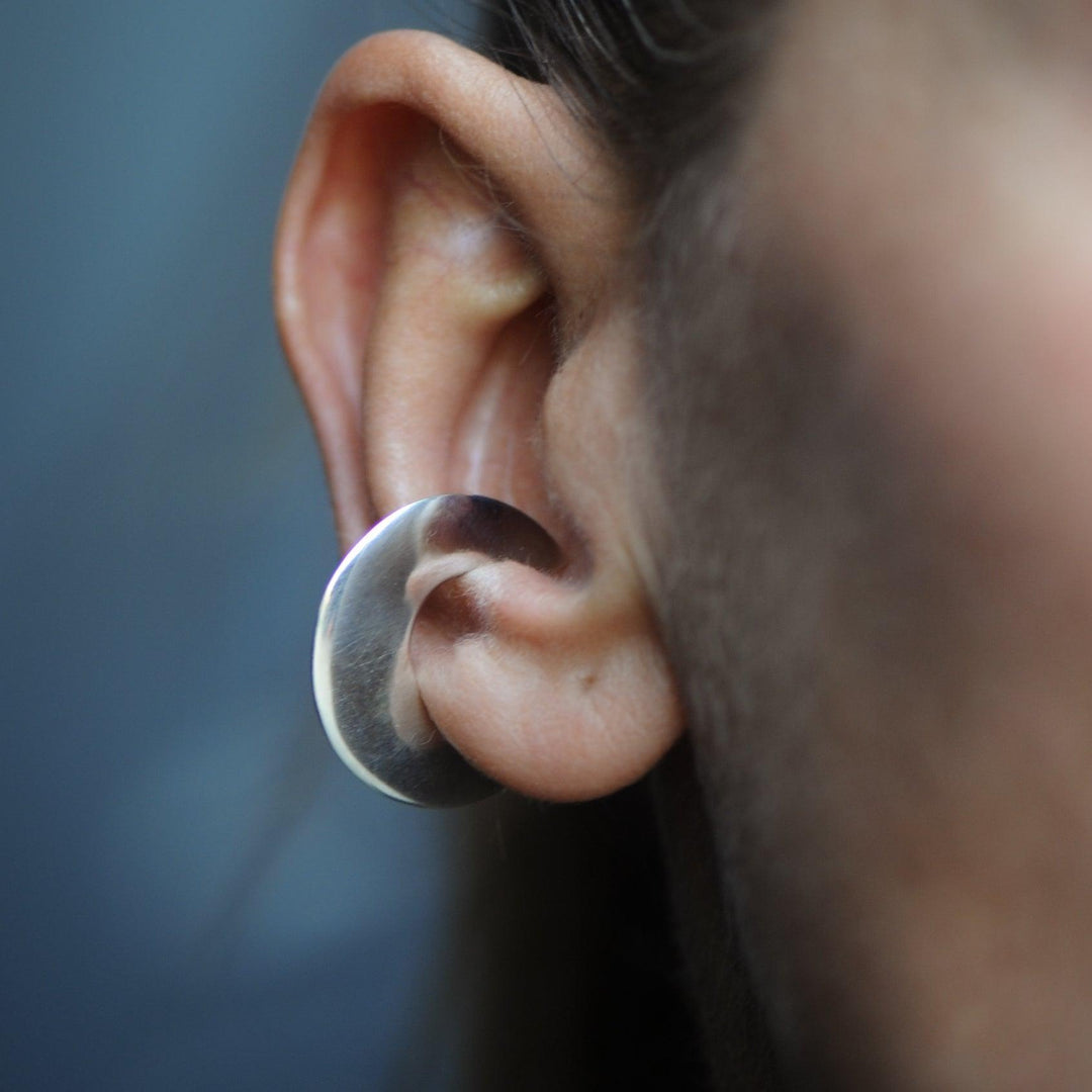 Solar Disc Ear Cuffs