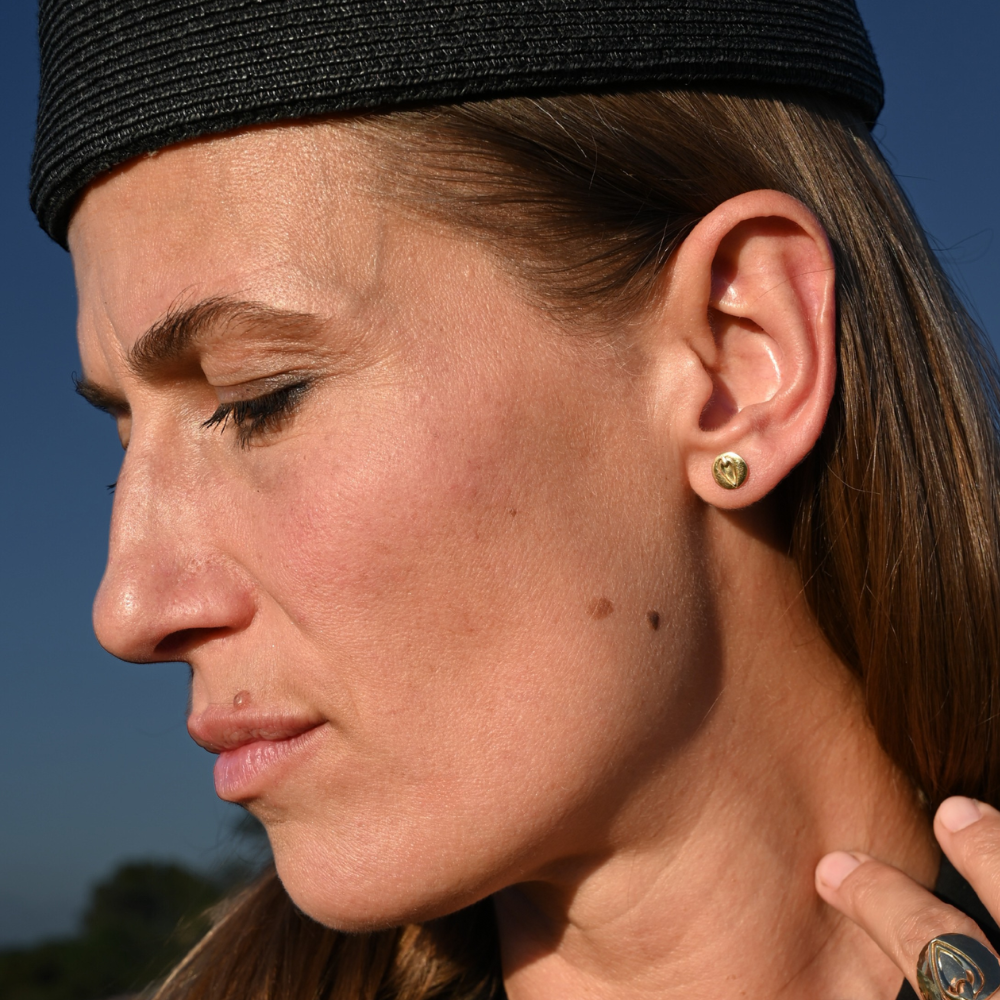 Pussy Prophecy Disc Earrings
