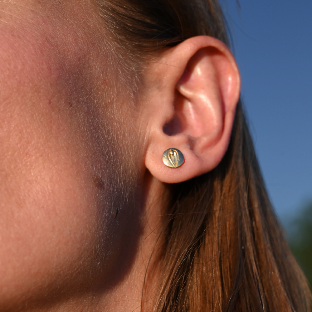 Pussy Prophecy Disc Earrings