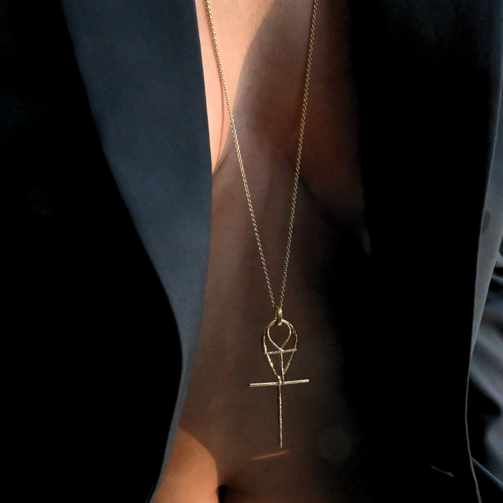 Ankh Set 14K Gold