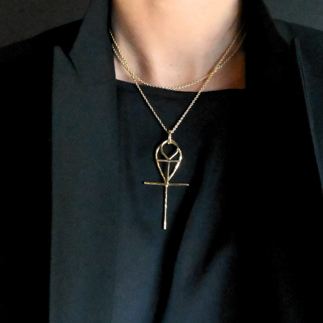 Ankh Set 14K Gold