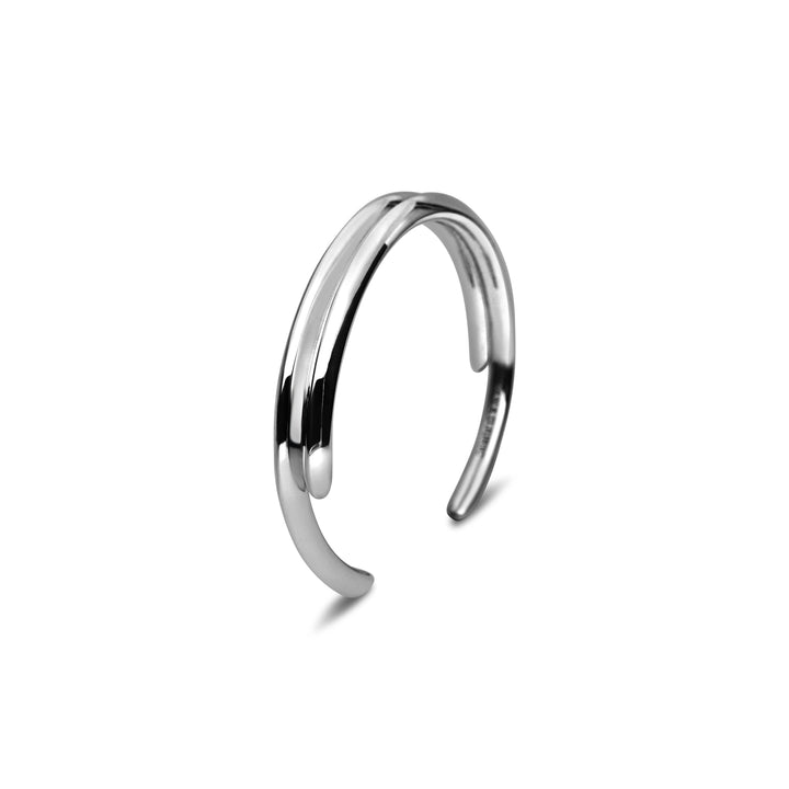 Men's Coil Cuff Silver