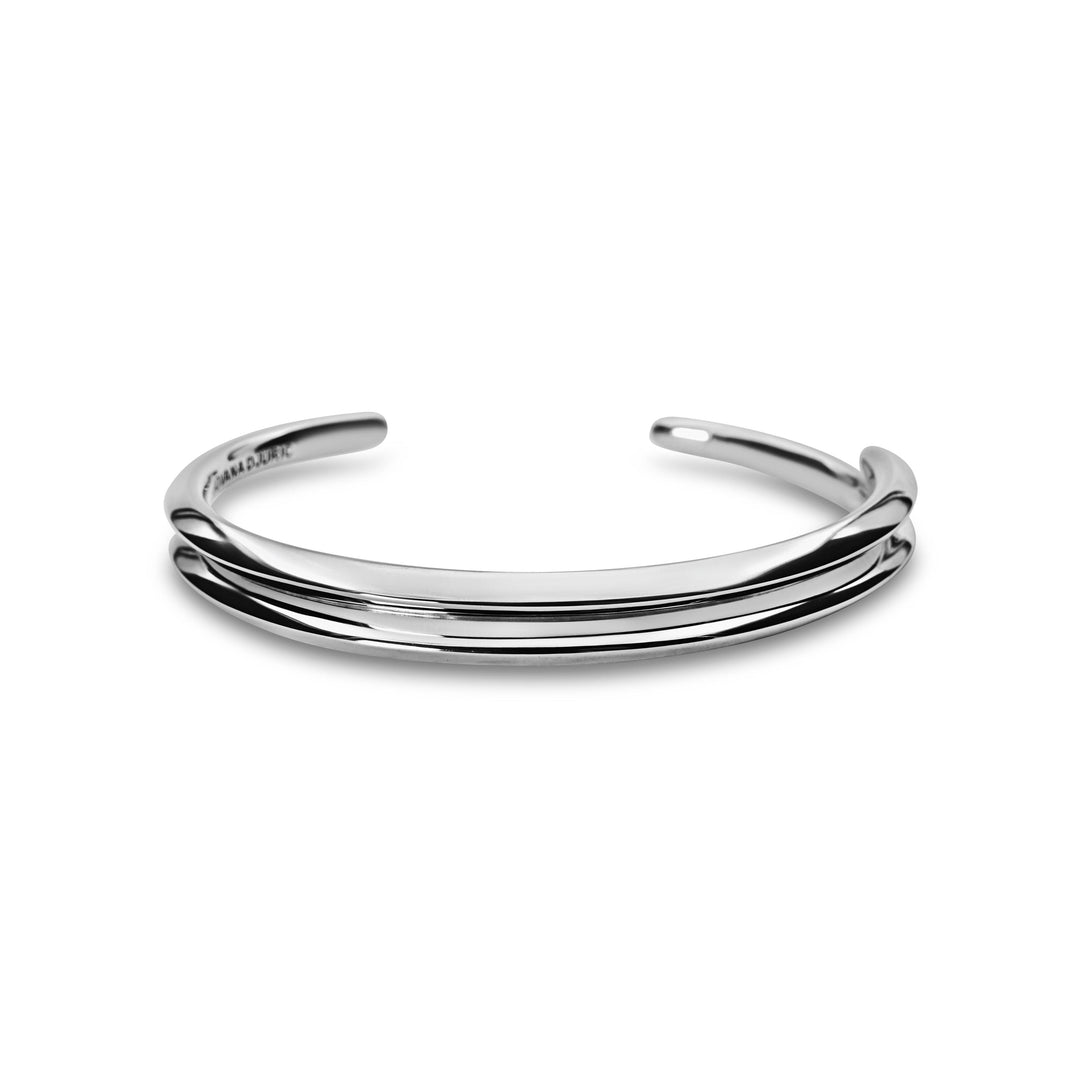Men's Coil Cuff Silver