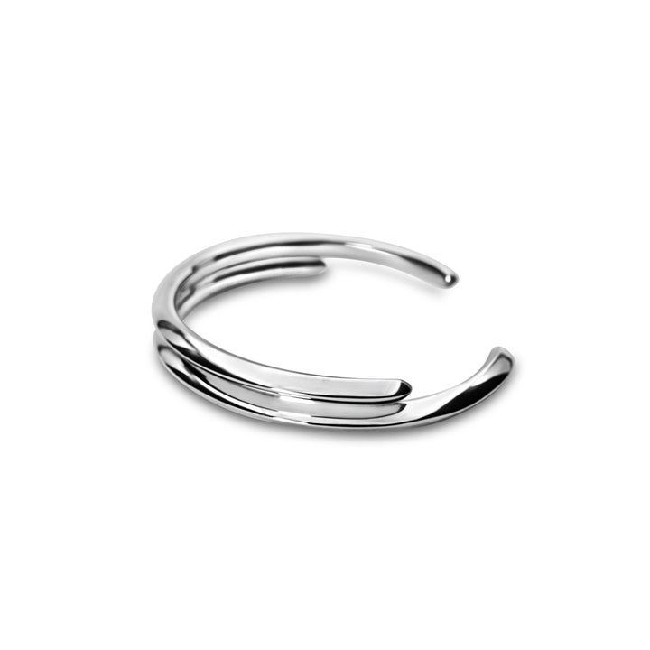 Men's Coil Cuff Silver