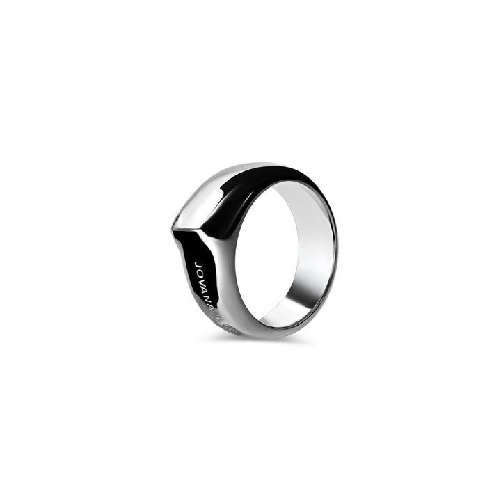 Crest I Ring Band Silver