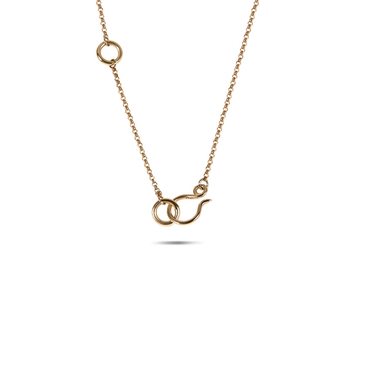 Loving Chain Necklace in 18K Gold