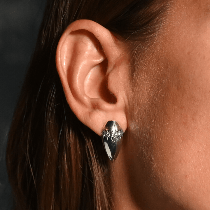 Small Diamond Pave Claw Earrings