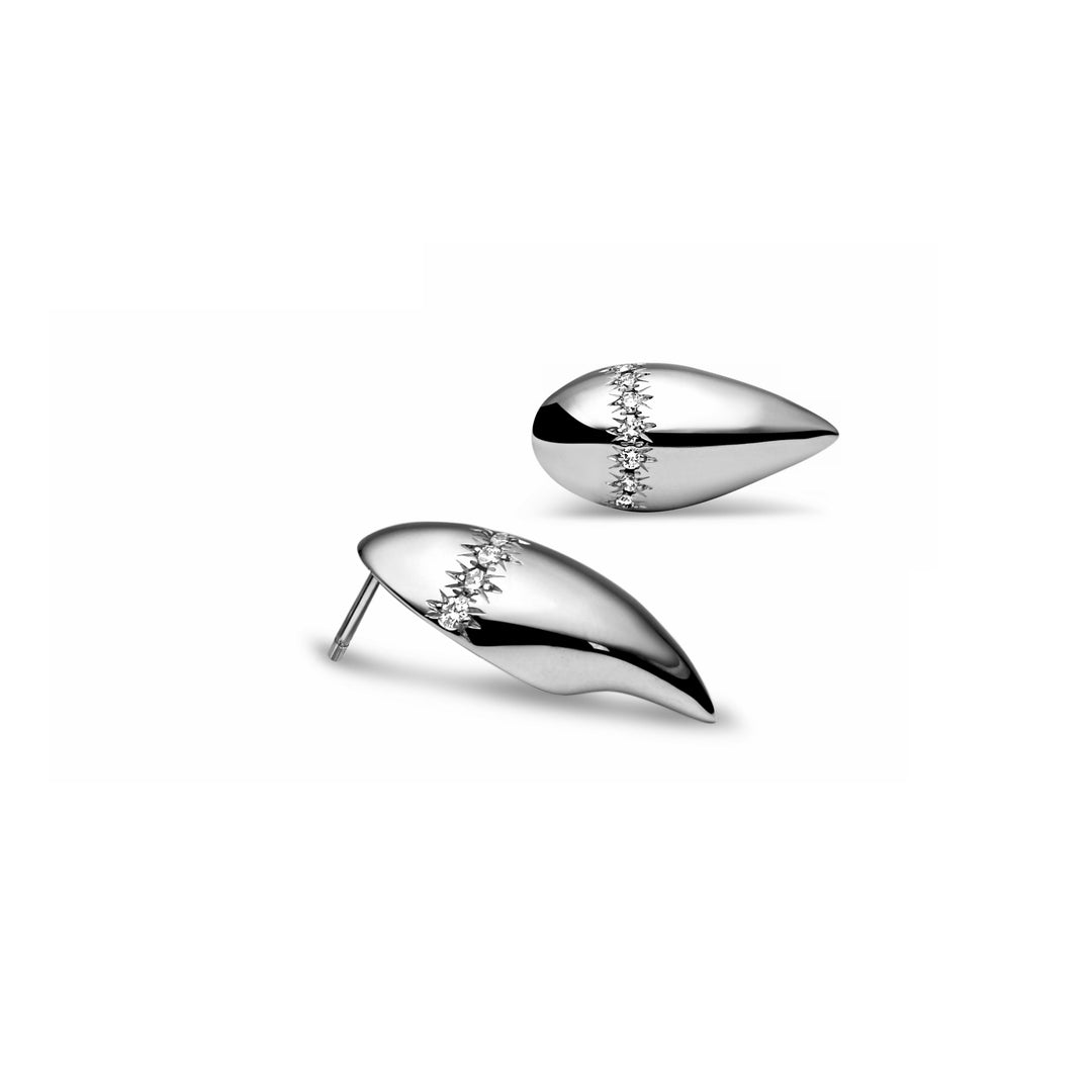 Small Diamond Pave Claw Earrings