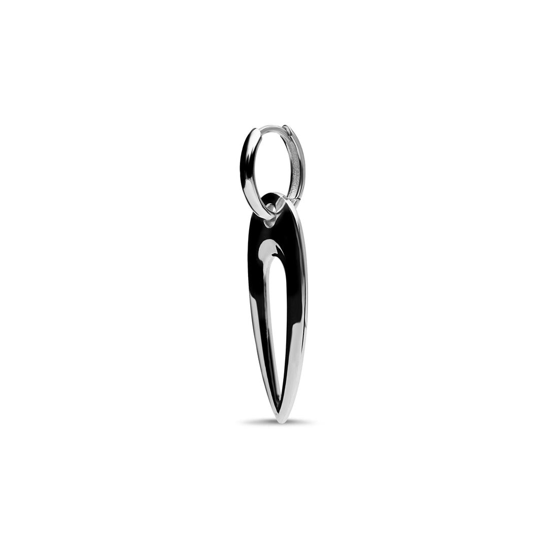 Medium Seeker Earrings Silver
