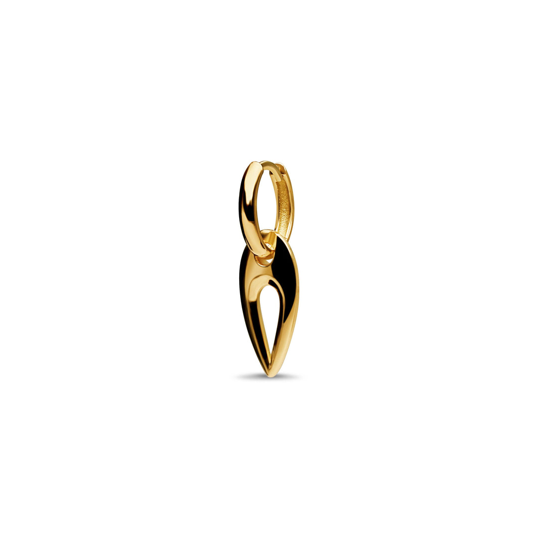 Small Seeker Hoop 18K Earrings