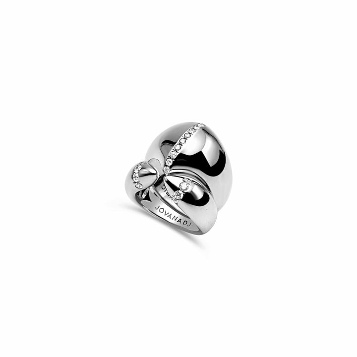Contact Diamond Pave Ring