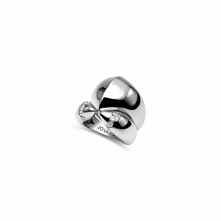 Contact Diamond Pave Ring