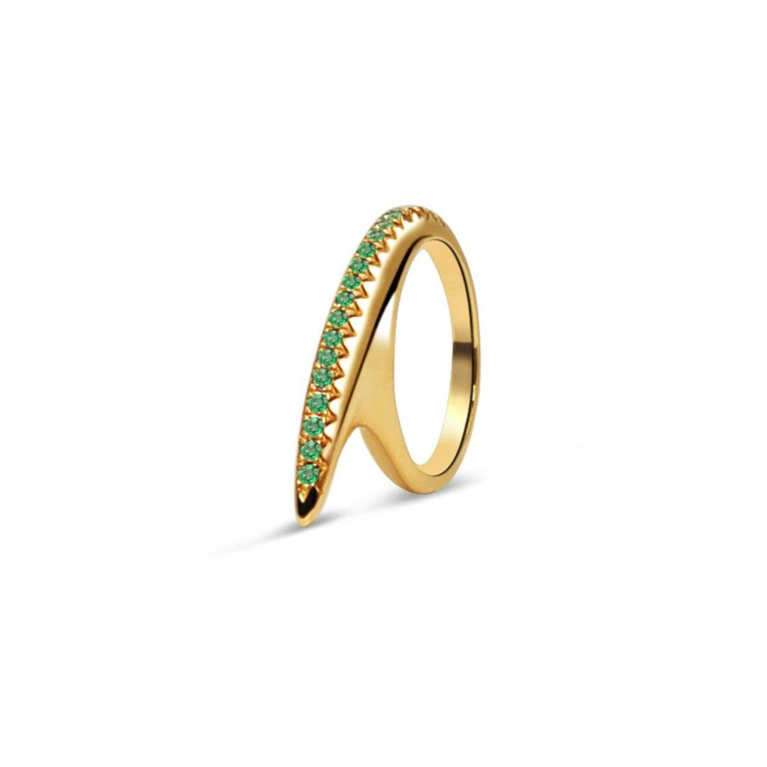 Small Emerald Ridge Slice 18K