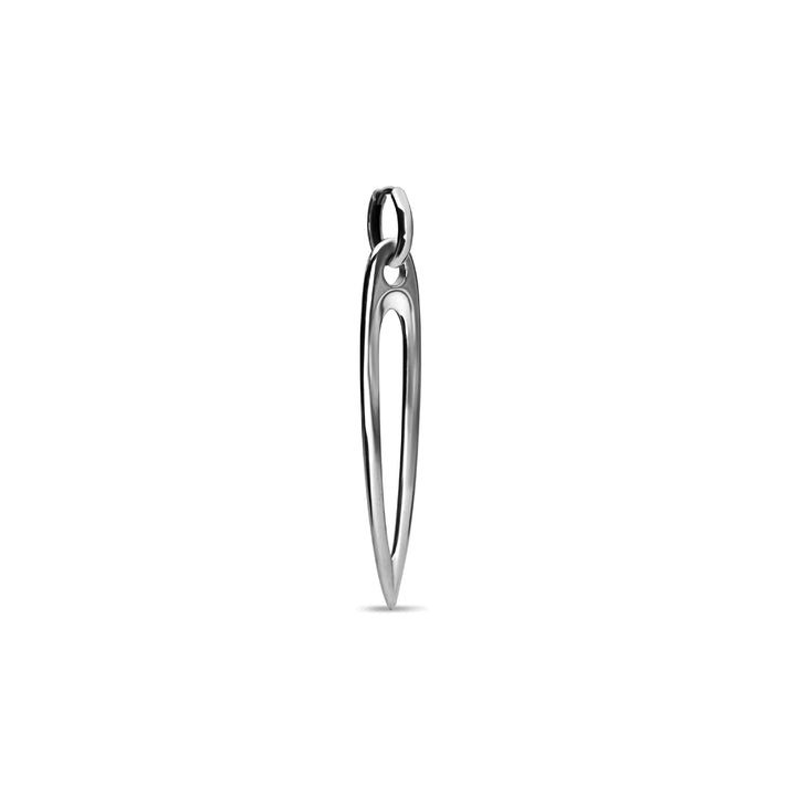 Large Seeker Earrings Silver