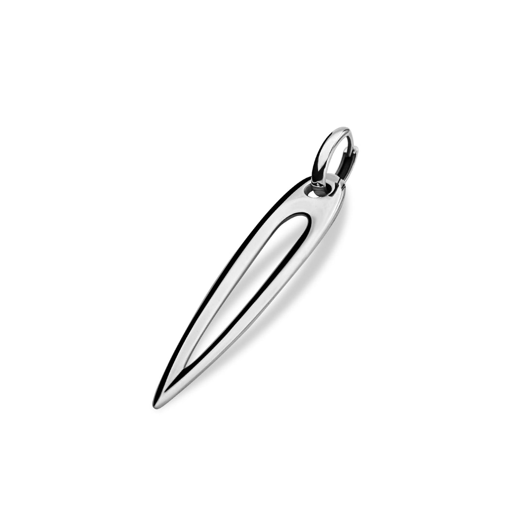 Large Seeker Earrings Silver