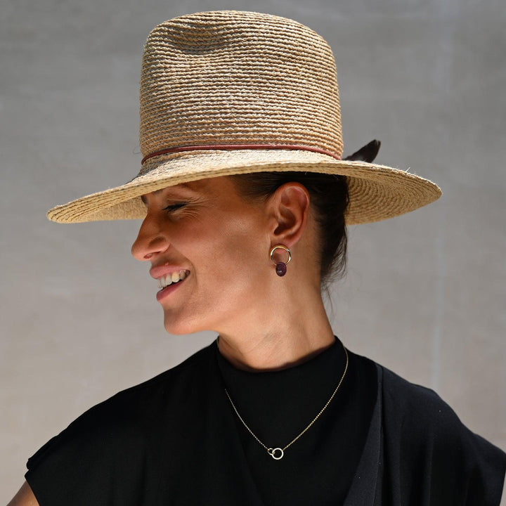 Aurora Frontal Hoop in 18K Gold