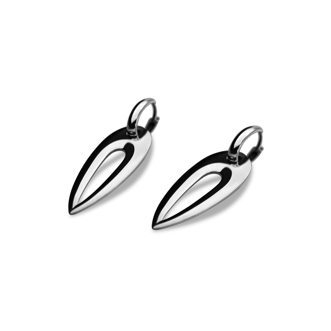Medium Seeker Earrings Silver