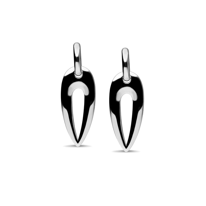 Medium Seeker Earrings Silver