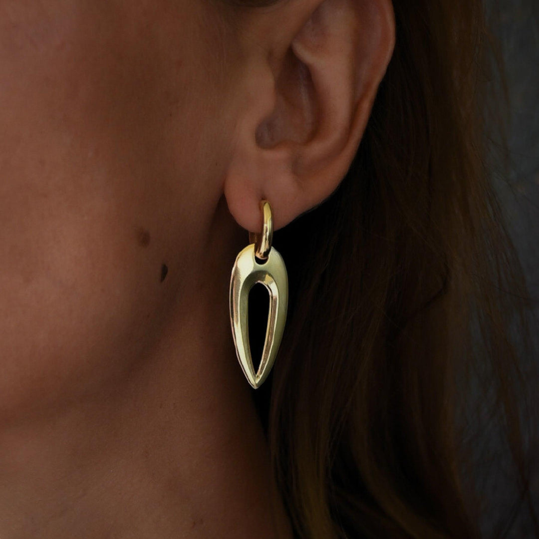 Medium Seeker Earrings 18K