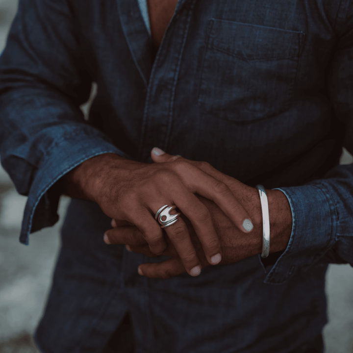Sin Tiempo Coil Ring Silver