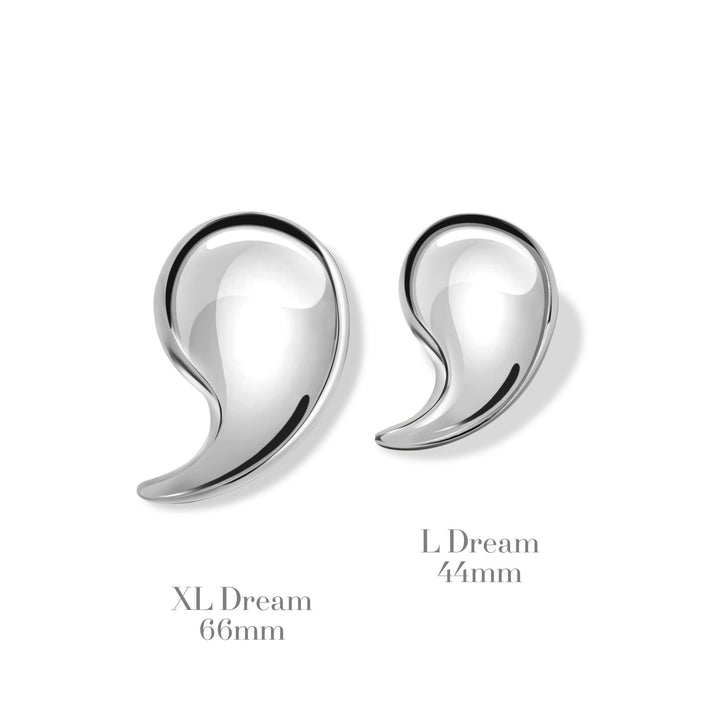 Dream Earrings XL Silver