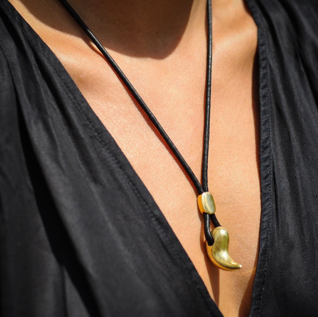 Eager Seed Pendant 18K Plated