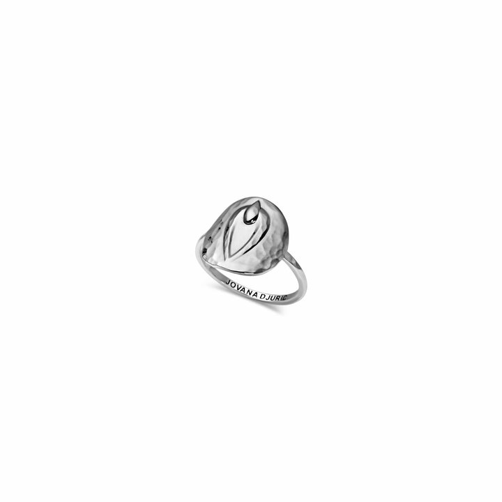 Pussy Prophecy Disc Ring Silver