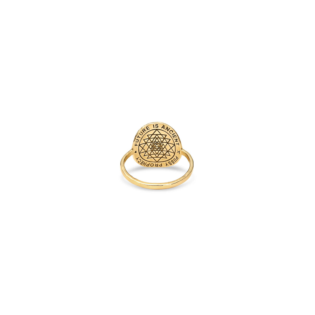 Pussy Prophecy Disc Ring