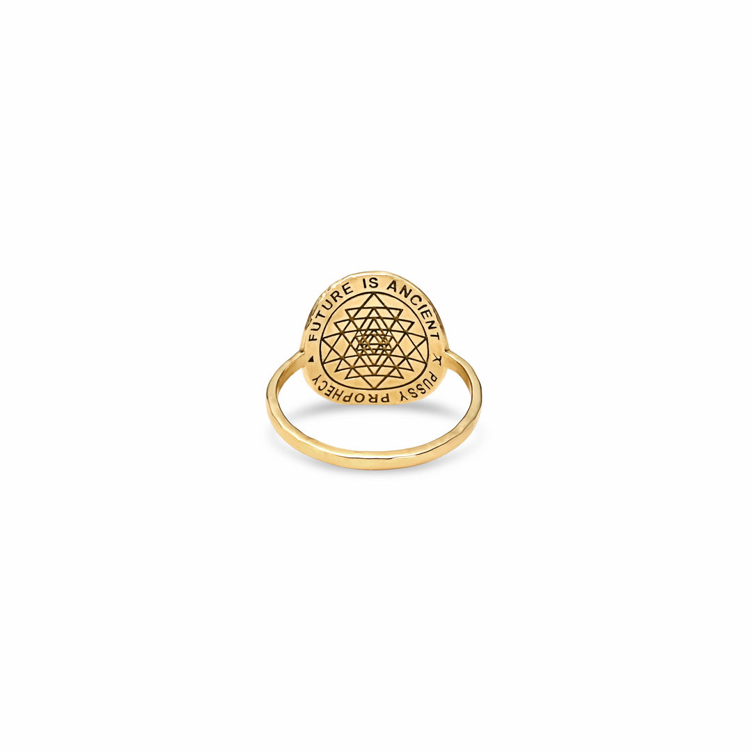 Pussy Prophecy Medallion Ring