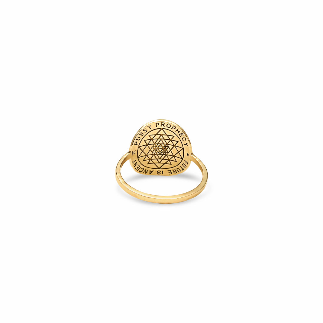 Pussy Prophecy Medallion Ring