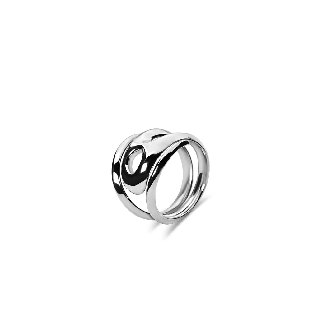 Sin Tiempo Coil Ring Silver