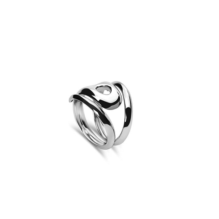 Sin Tiempo Coil Ring Silver