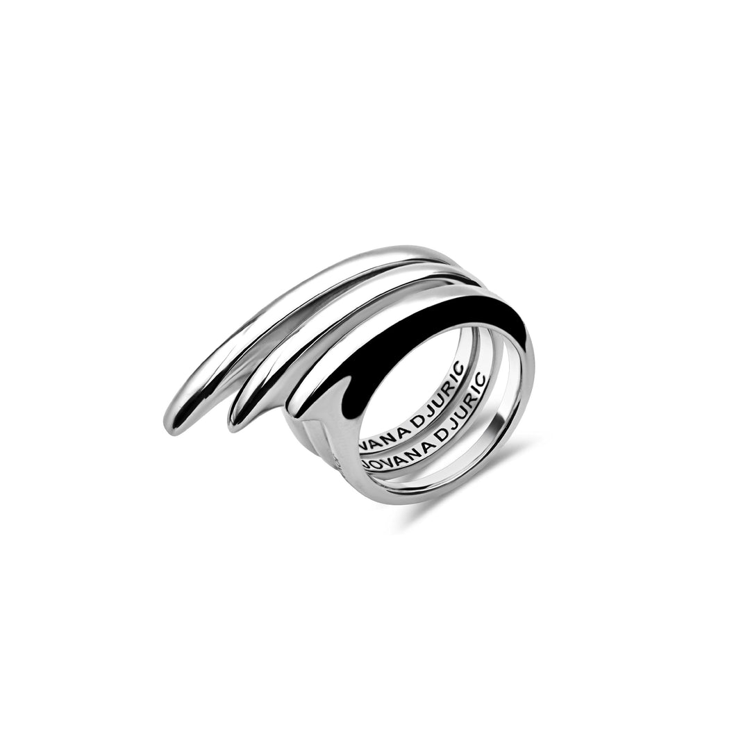 Slice II Ring Silver