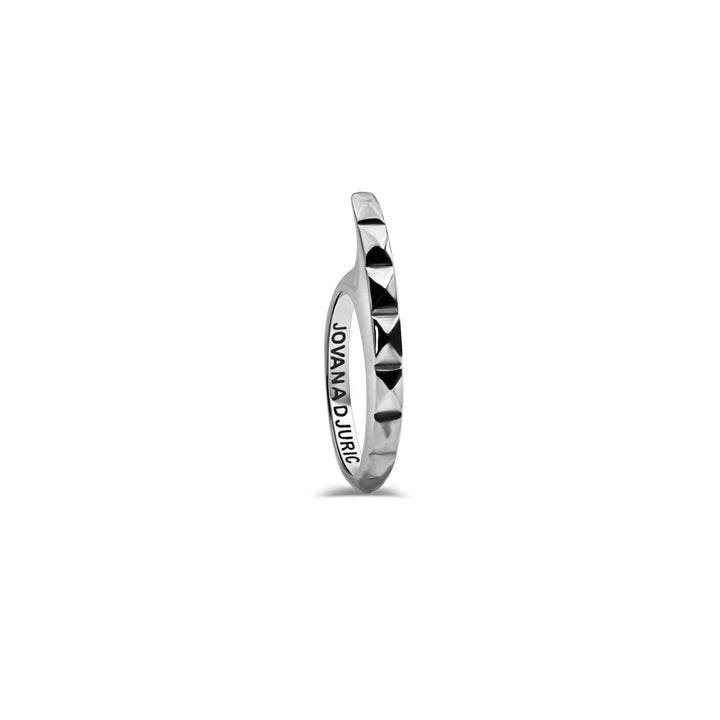 Slice II Pyramid Ring Silver