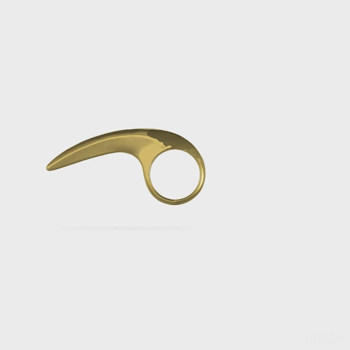 Large Slice Ring 18K
