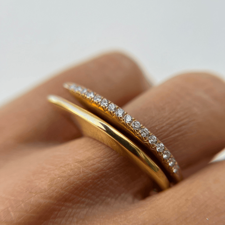 Flow Stack Diamond 18K