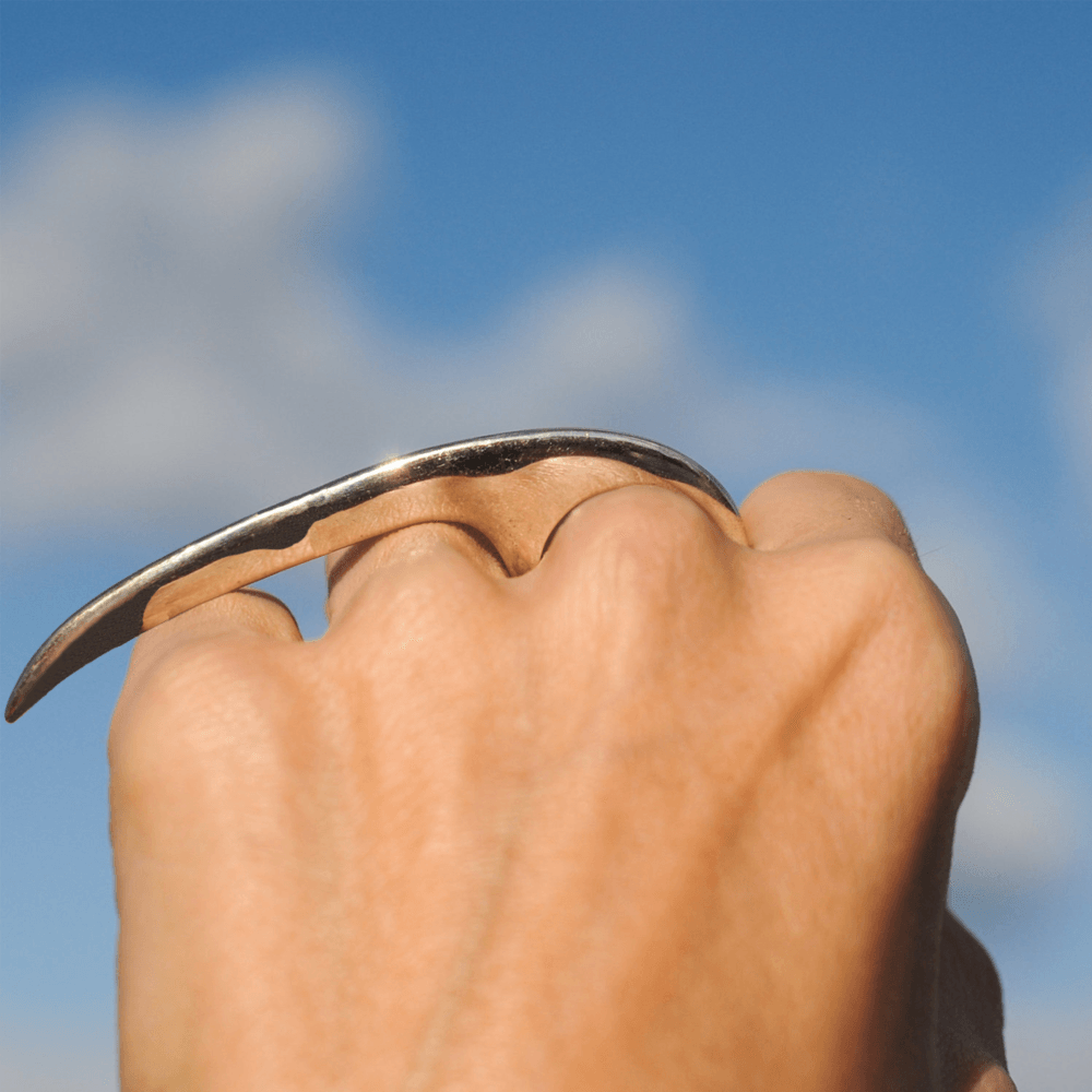 XXLarge Slice Ring Silver