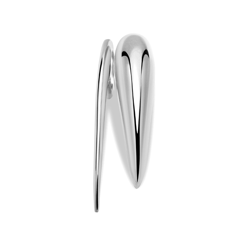 Aligned Silver Ring Stack