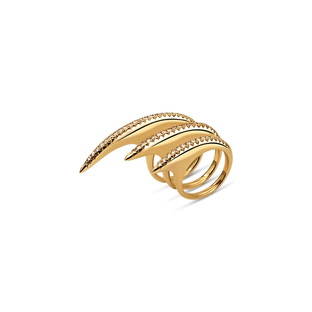 Fire Stack Triple Diamond 18K