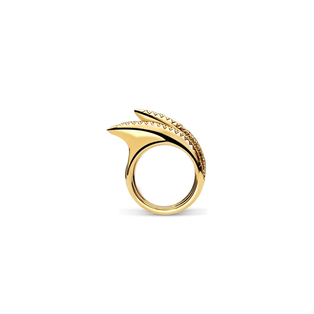 Flow Stack Double Diamond 18K