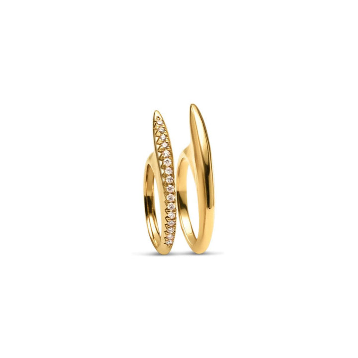 Flow Stack Diamond 18K