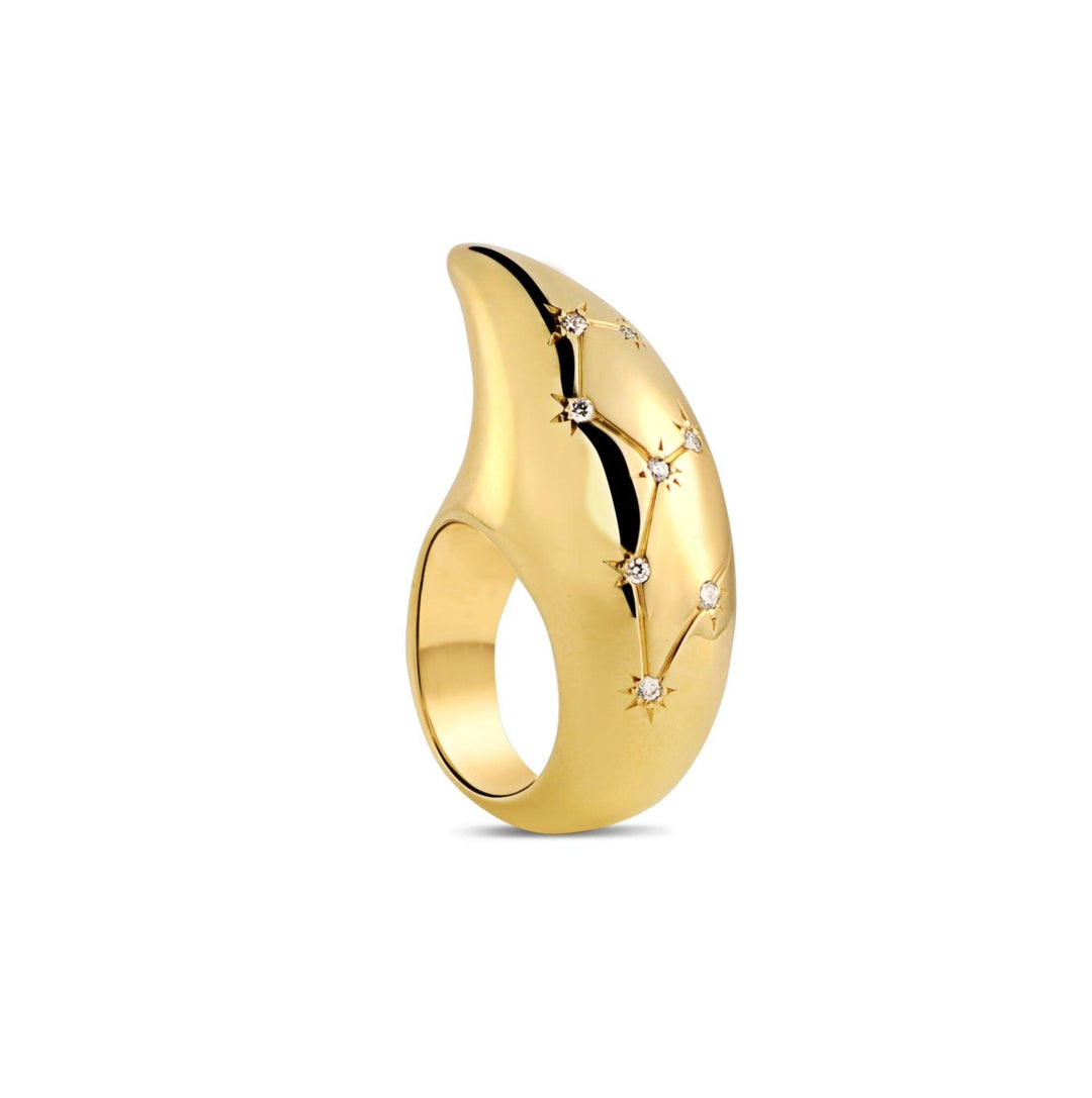 Horus Origin Ring Nº1 18K Gold - Constellations