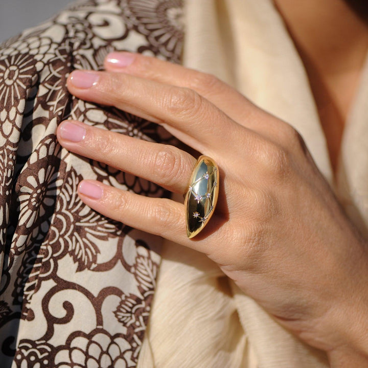 Horus Origin Ring Nº1 18K Gold - Constellations