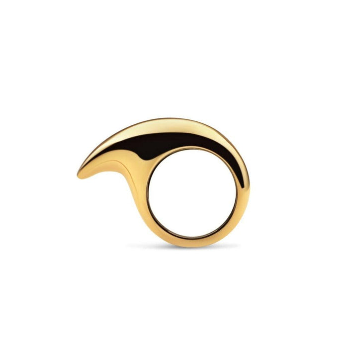 Medium Crescent Ring 18K