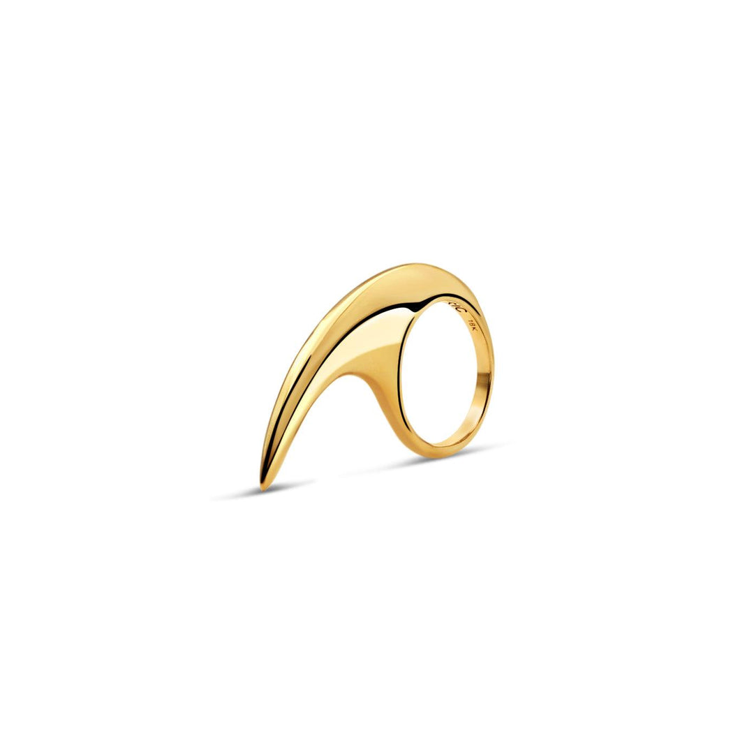 Medium Slice Ring 18K