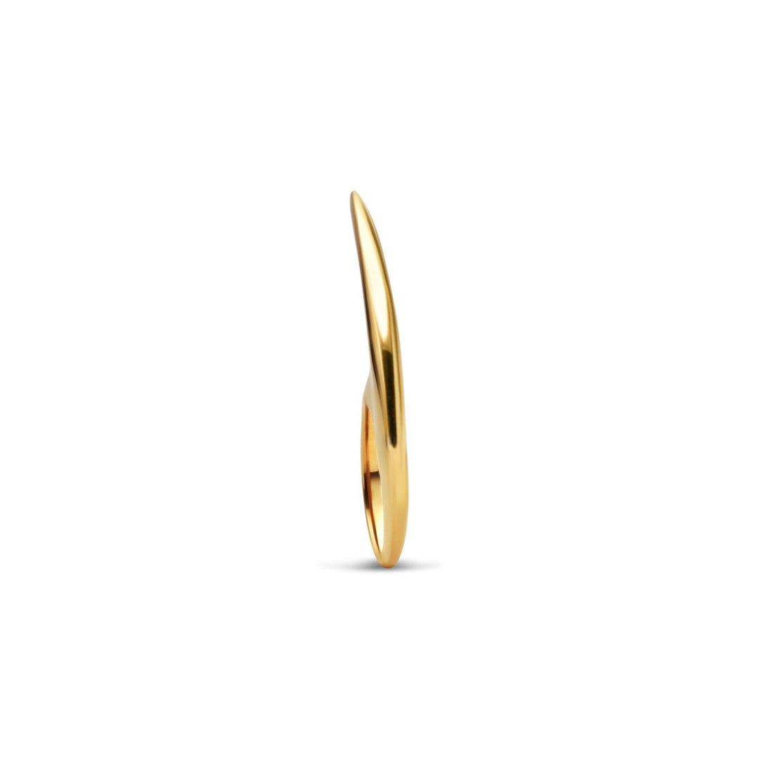Medium Slice Ring 18K