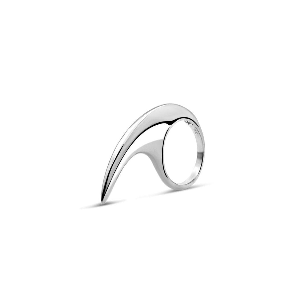 Medium Slice Ring Silver