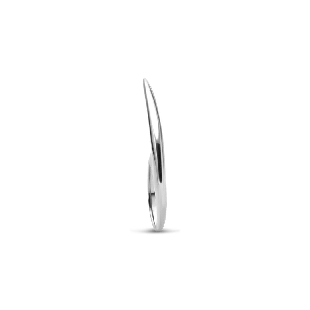 Medium Slice Ring Silver