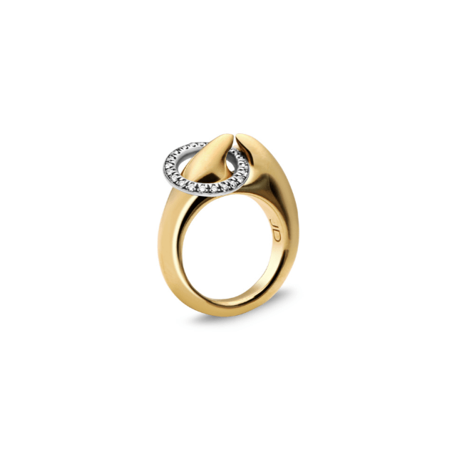 Horus Mini Diamond Pincher Ring 18k