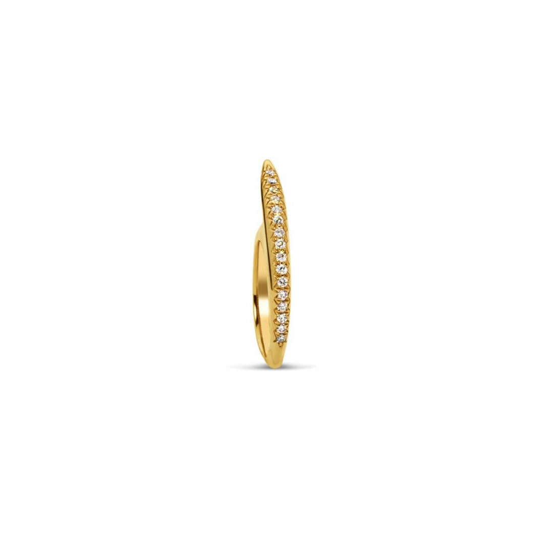 XSmall Diamond Ridge Slice 18K